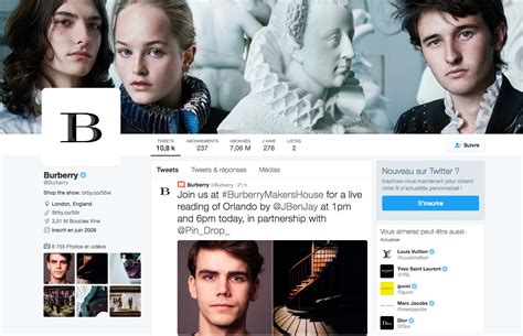 burberry social media marketing